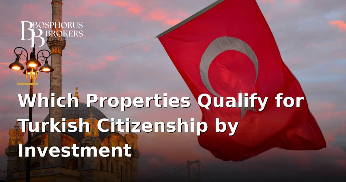 Which Properties Qualify for Turkish Citizenship by Investment