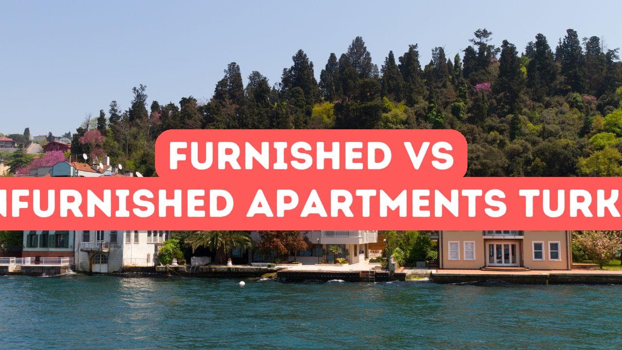 Appartements meublés ou non meublés en Turquie