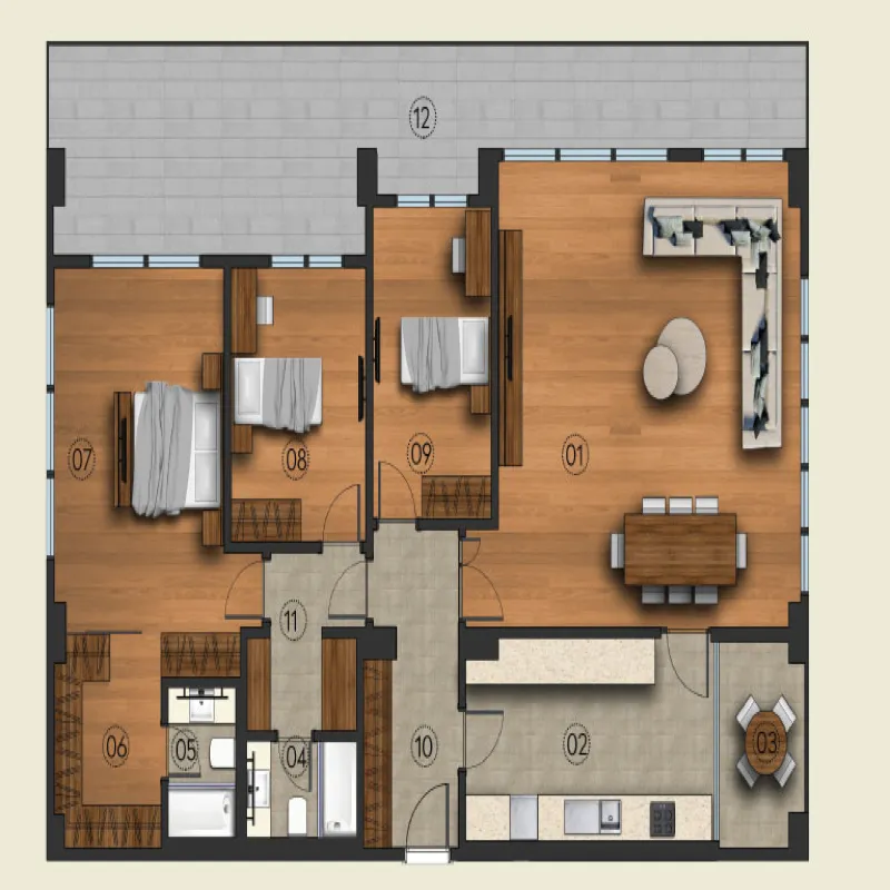 4 Mevsim İstanbul floor plans - 2