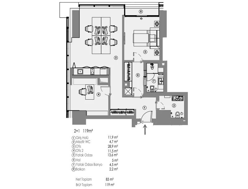 42 Maslak floor plans - 4