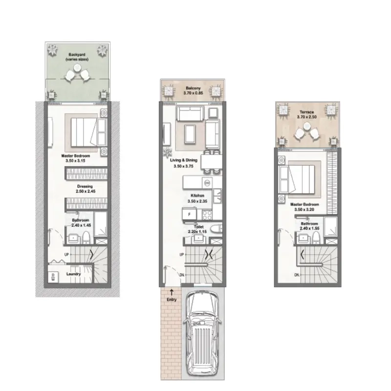 Afra Project floor plans - 1