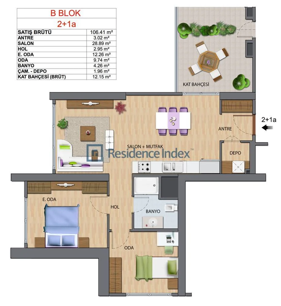 Ağaoğlu My Home Maslak floor plans - 2