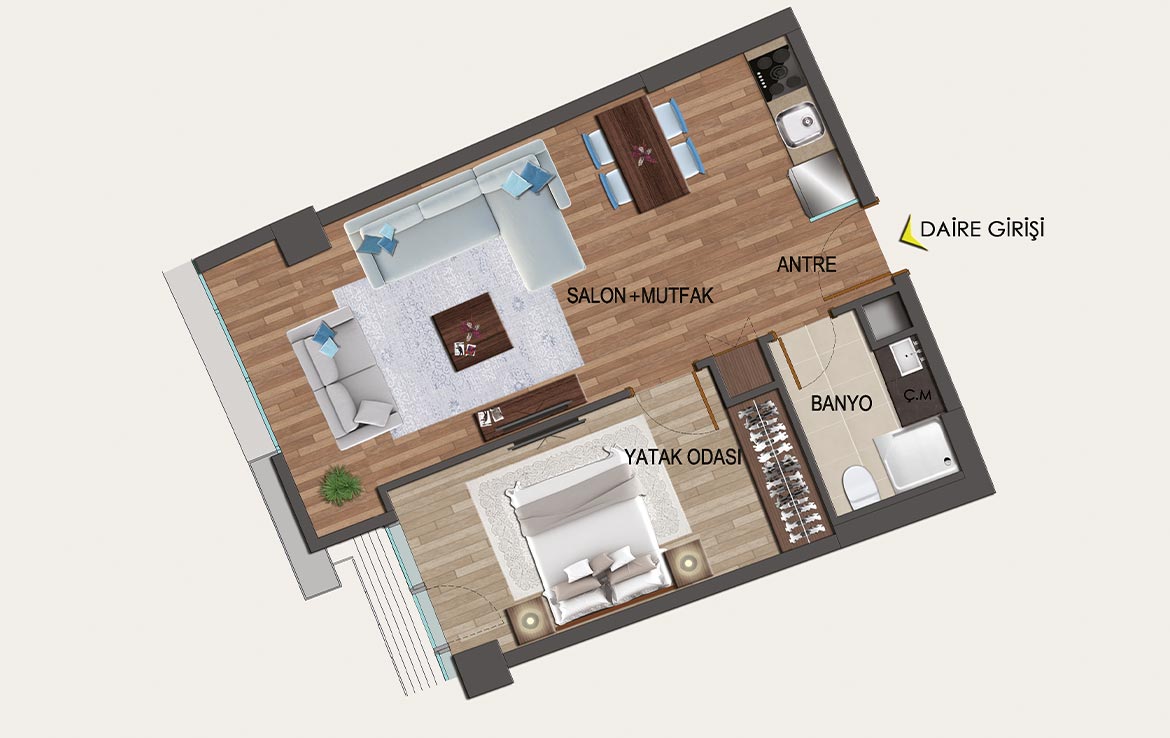Alize Tower Kapadokya floor plans - 2