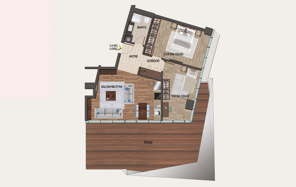 Alize Tower Kapadokya floor plans - 3