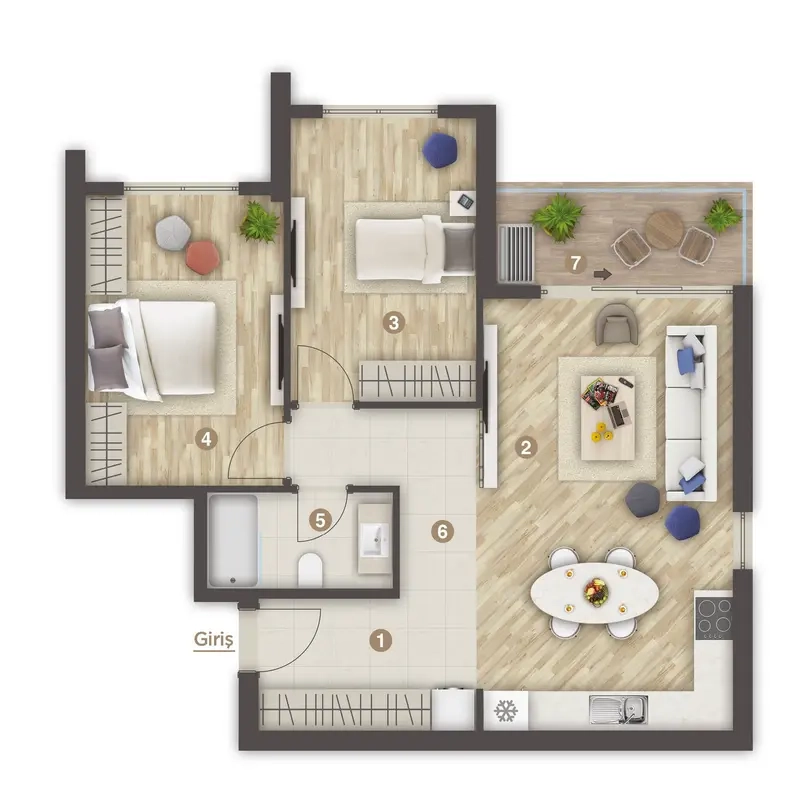 Allsancak floor plans - 2