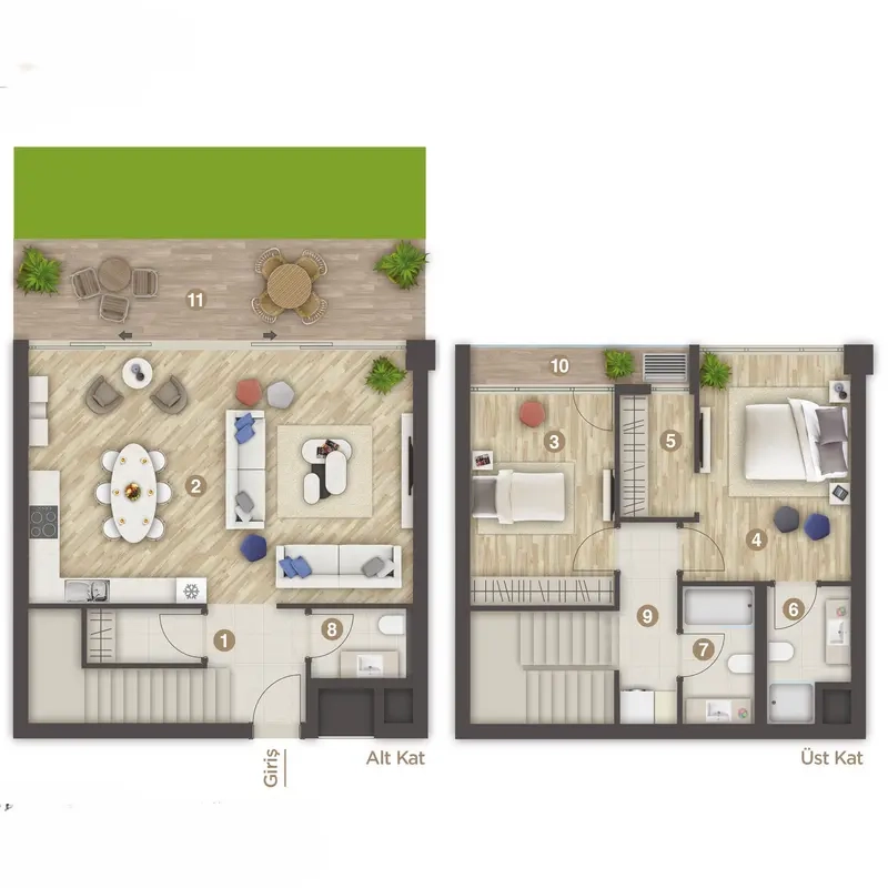 Allsancak floor plans - 3