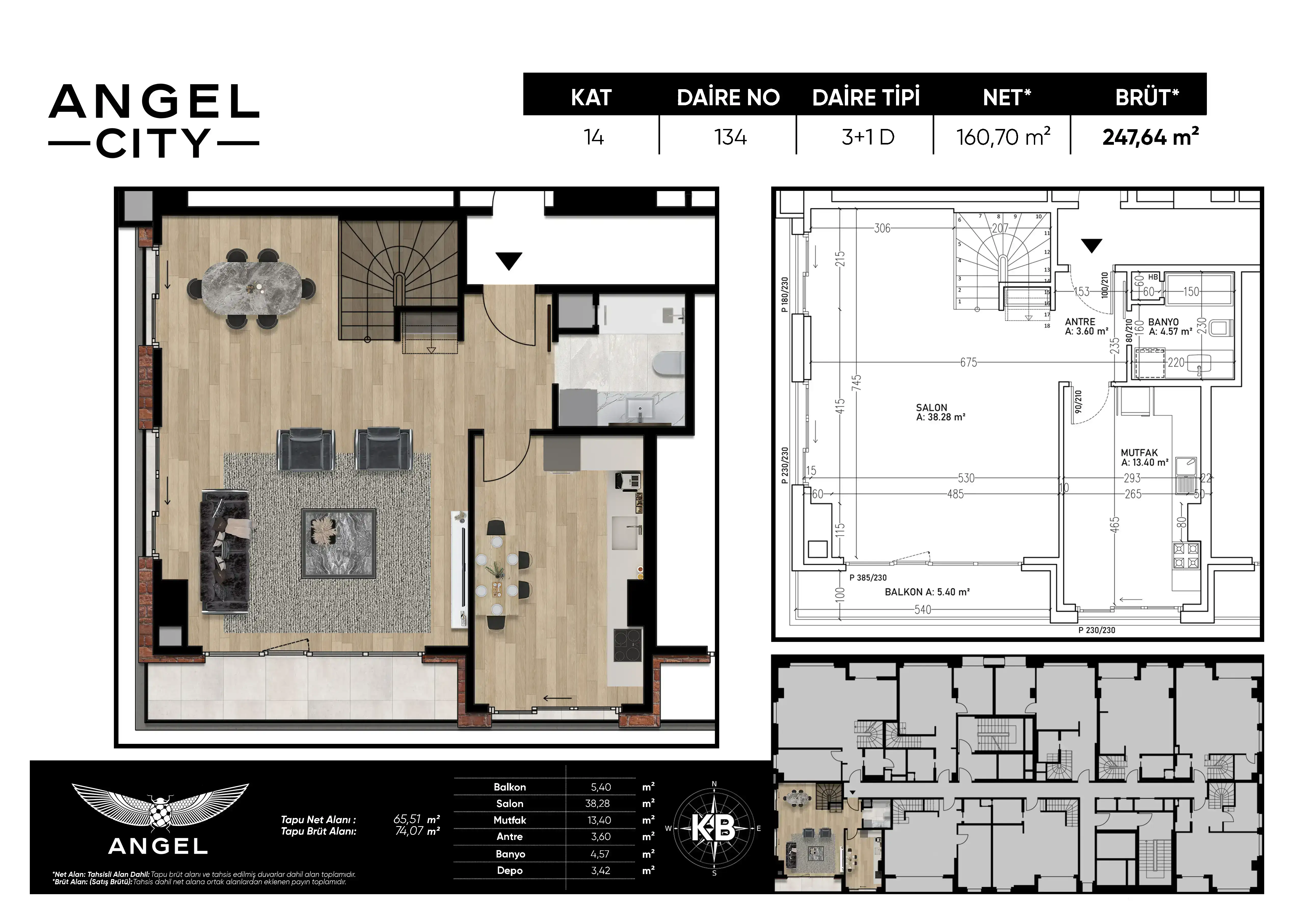 Angel Ataşehir floor plans - 3
