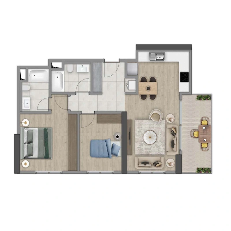 Avrupa Konutları Şişli 2 floor plans - 2