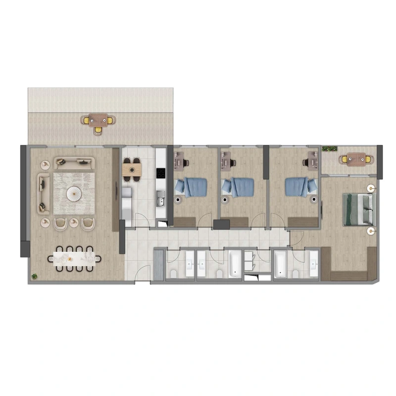 Avrupa Konutları Şişli 2 floor plans - 4