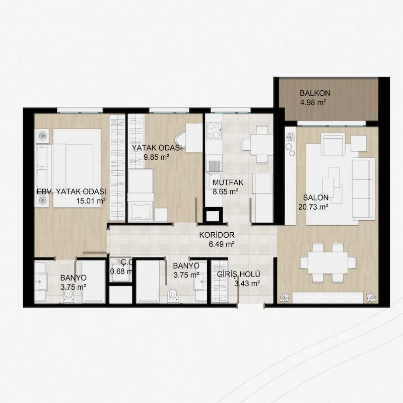 Babacan Central floor plans - 2