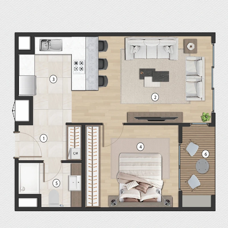 Babacan Lagoon floor plans - 1