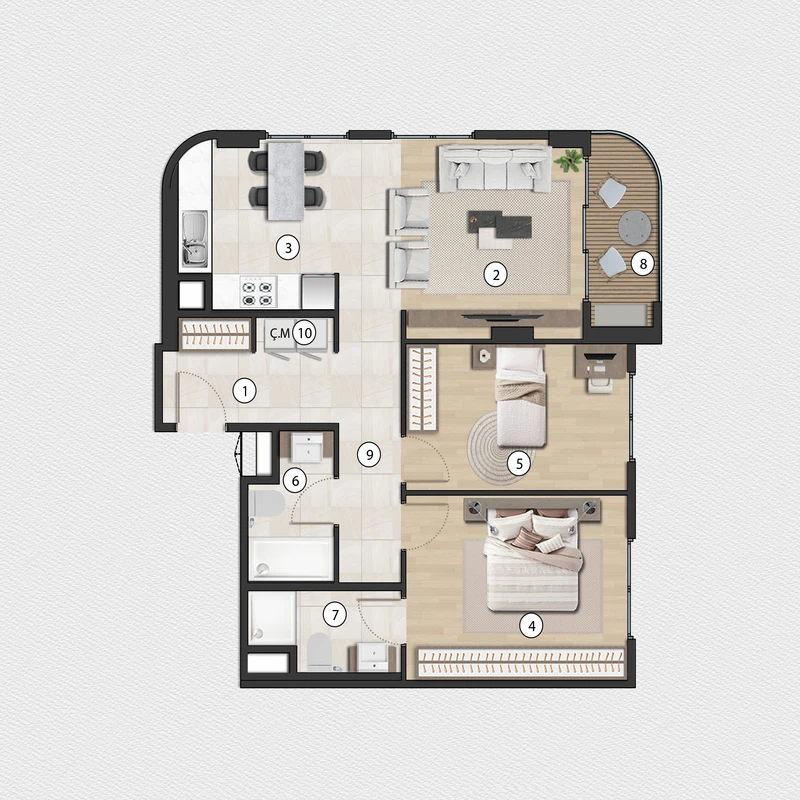 Babacan Lagoon floor plans - 2