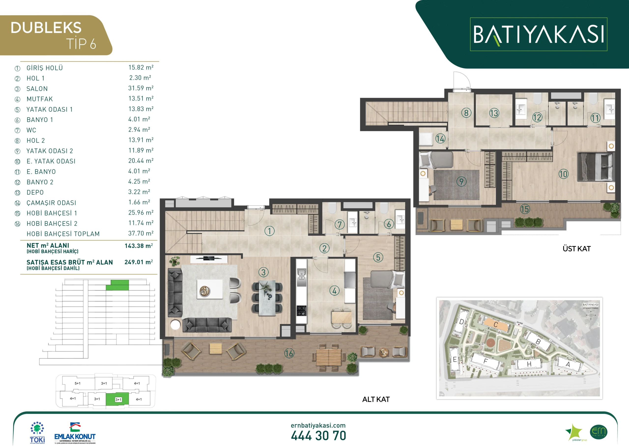Batıyakası Kartal floor plans - 3