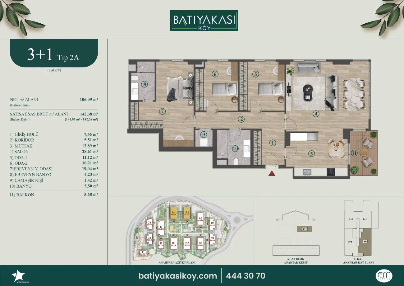 Batıyakası Köy floor plans - 2