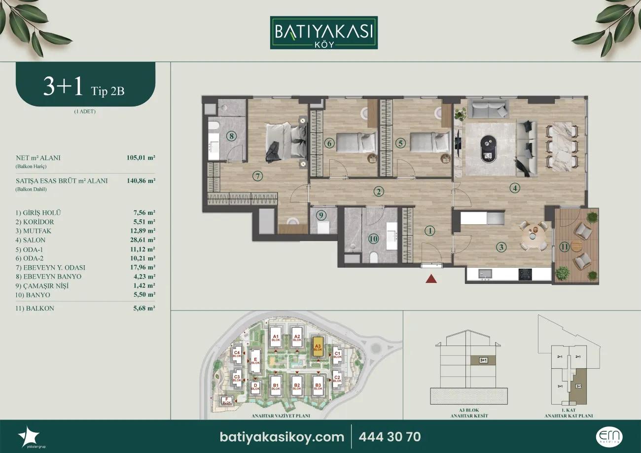 Batıyakası Köy floor plans - 3