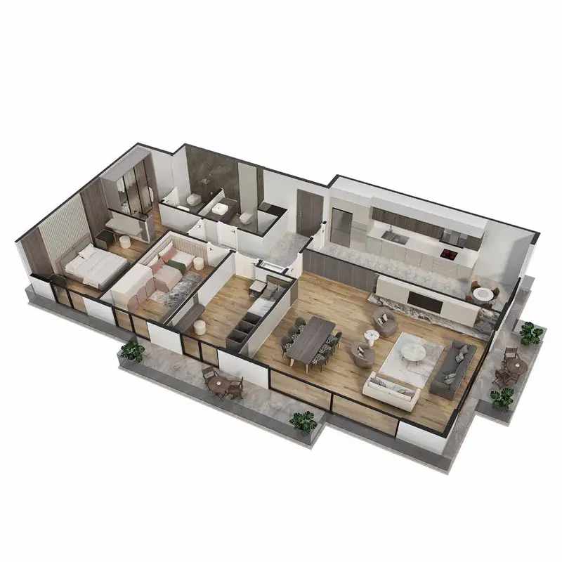 Dünya Şehir Maltepe floor plans - 3