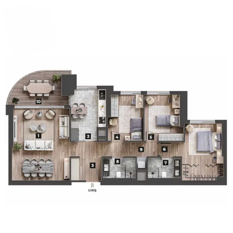 Fors İzmir floor plans - 1