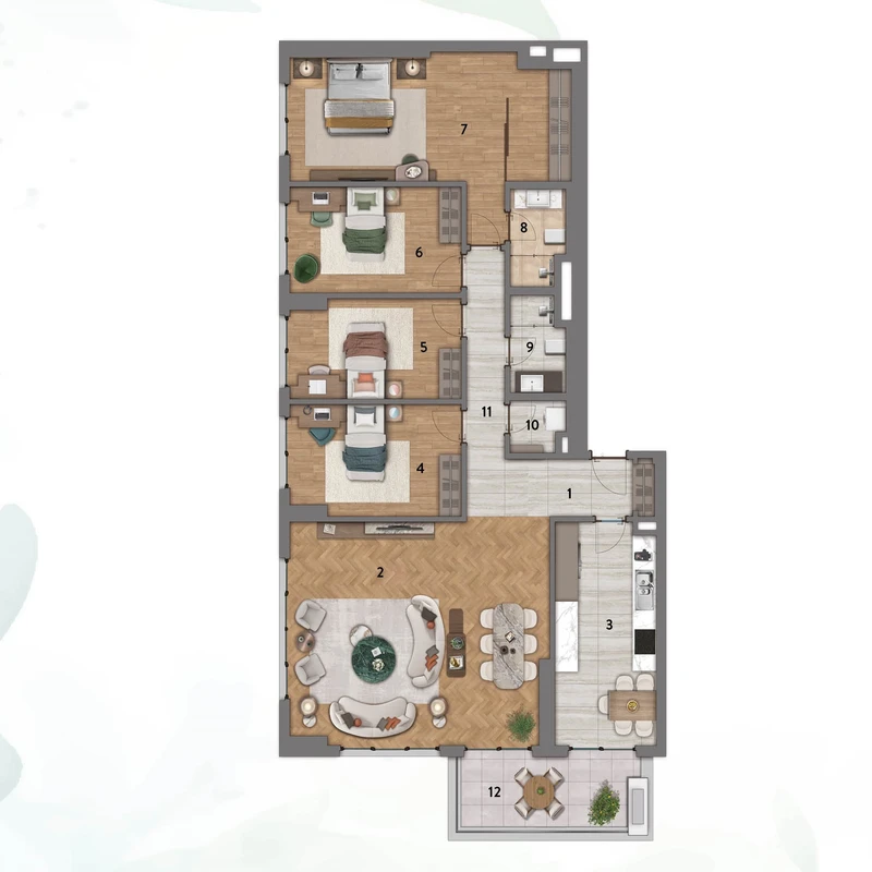 Hayat Flora floor plans - 4