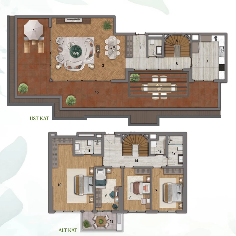 Hayat Flora floor plans - 5