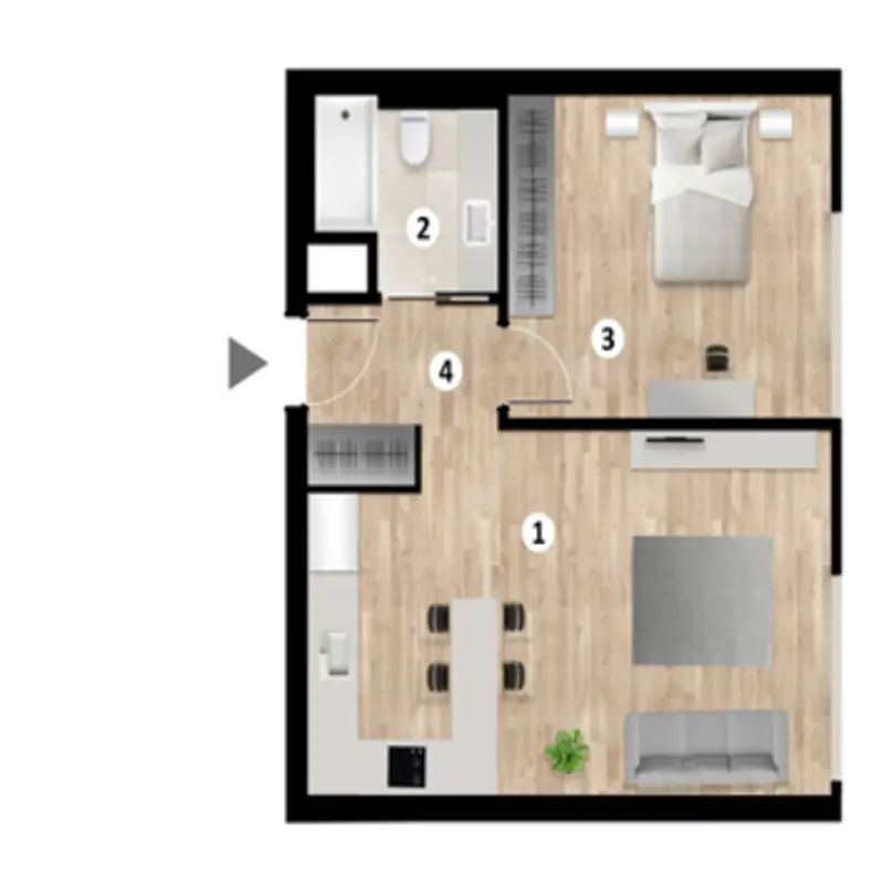 Laina Residence floor plans - 1