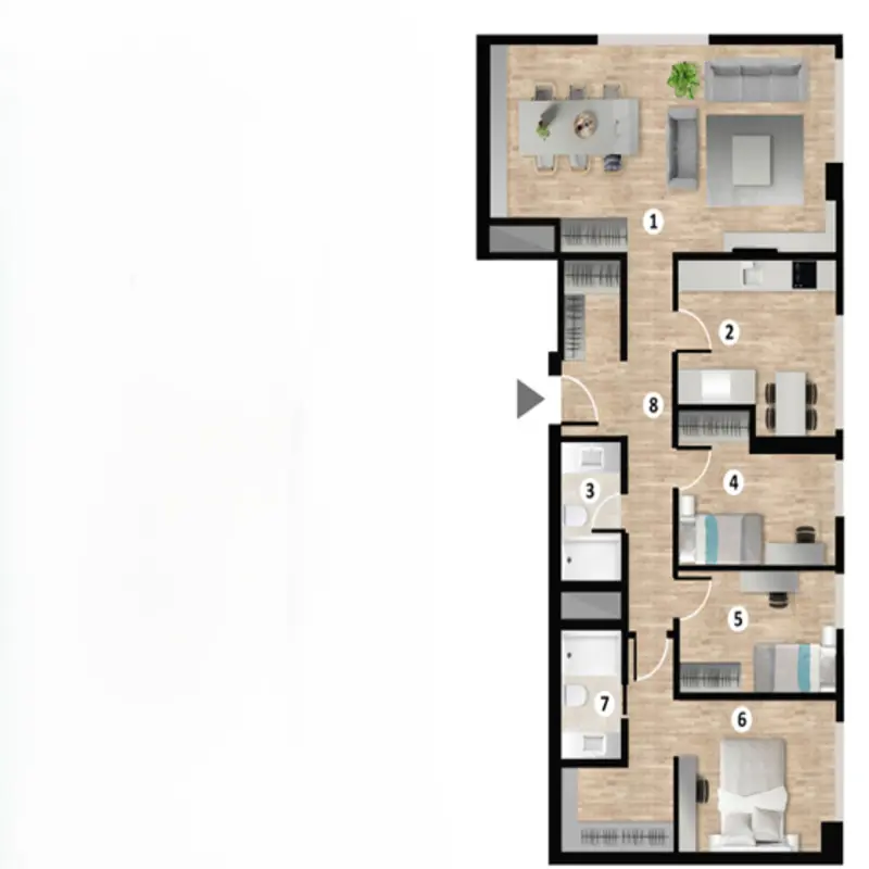 Laina Residence floor plans - 3