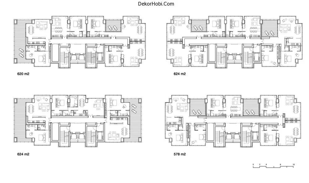 Levent Loft floor plans - 1