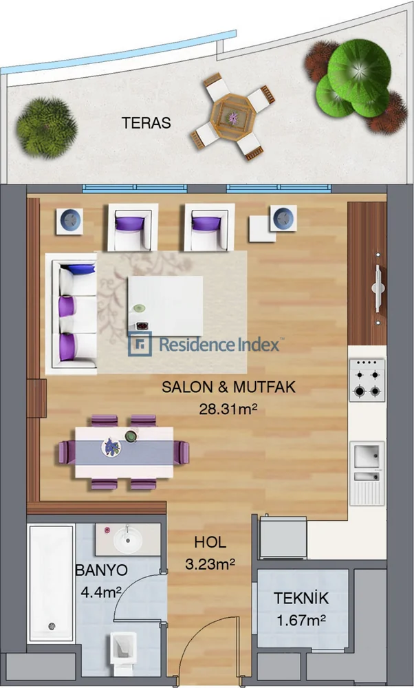 Ağaoğlu Maslak 1453 floor plans - 4
