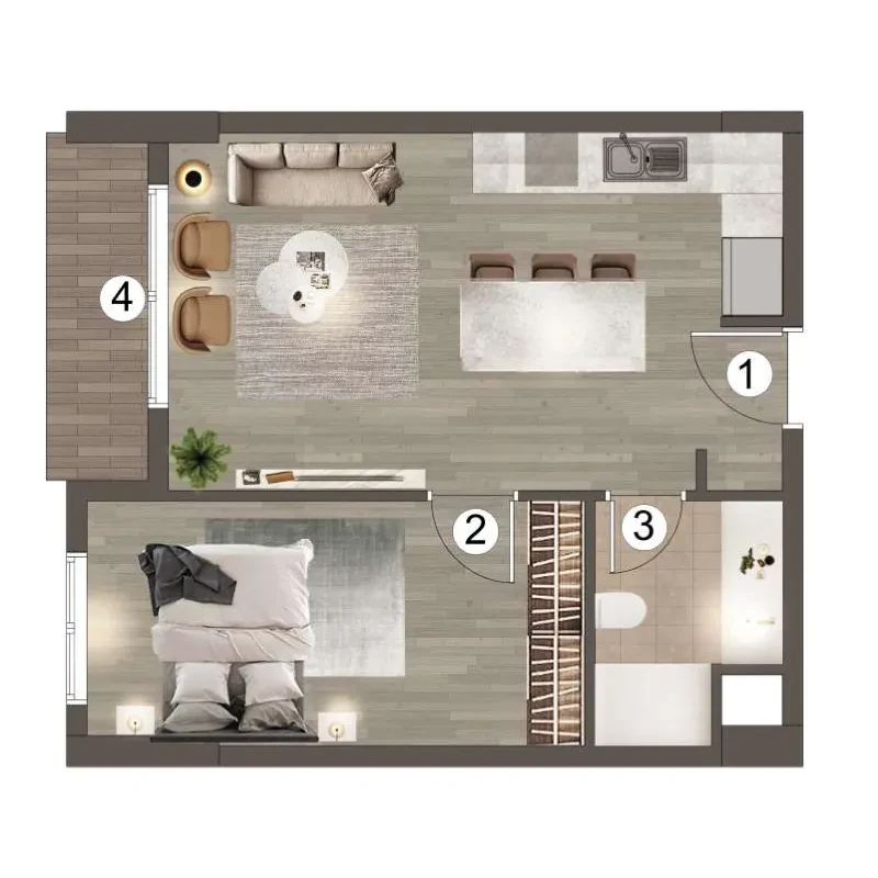 Mega Garden Park floor plans - 1