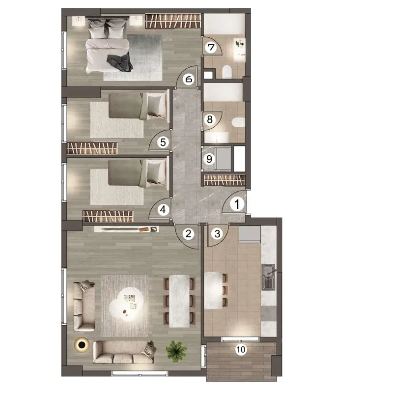 Mega Garden Park floor plans - 3