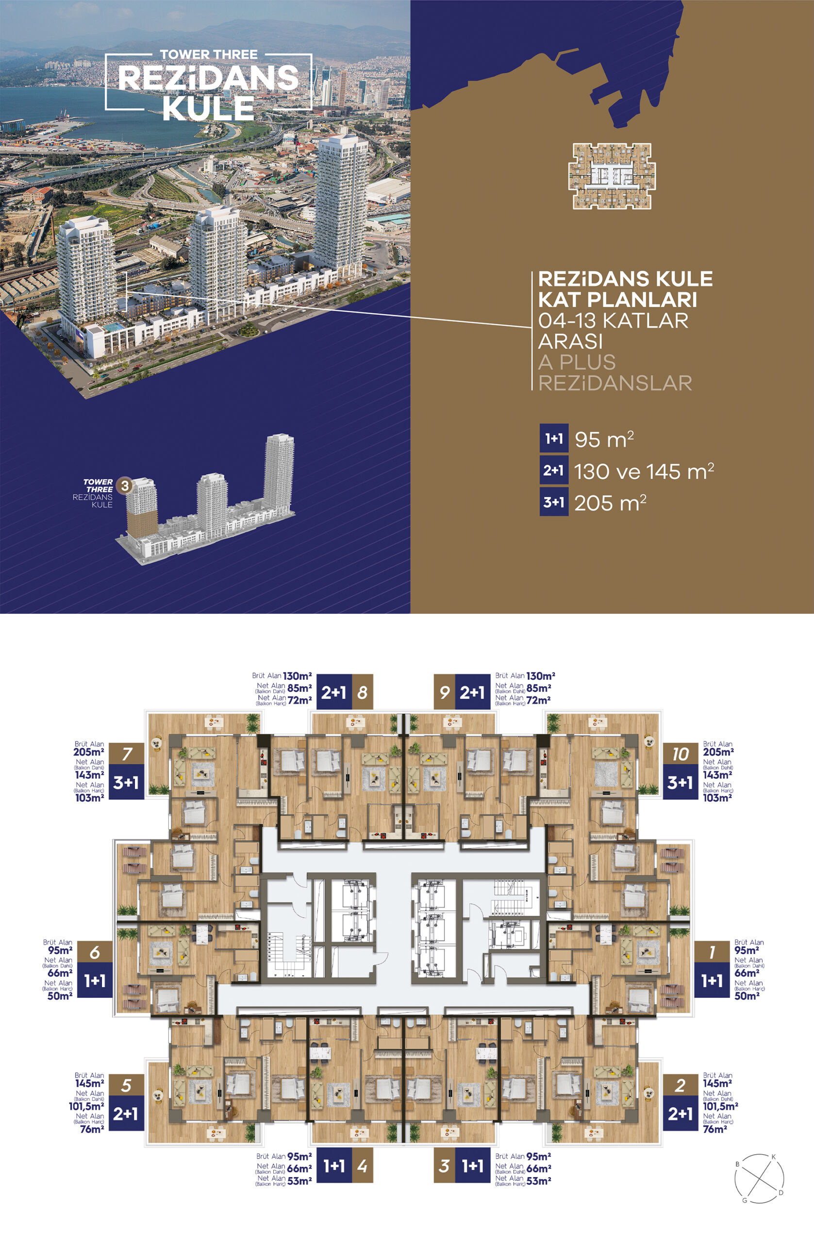 Megapol İzmir floor plans - 1