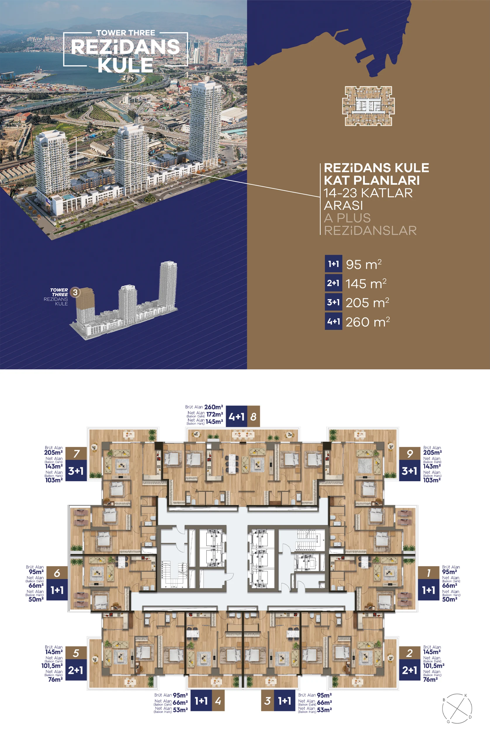 Megapol İzmir floor plans - 2