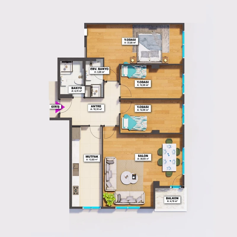 Melsa Çengelköy floor plans - 3