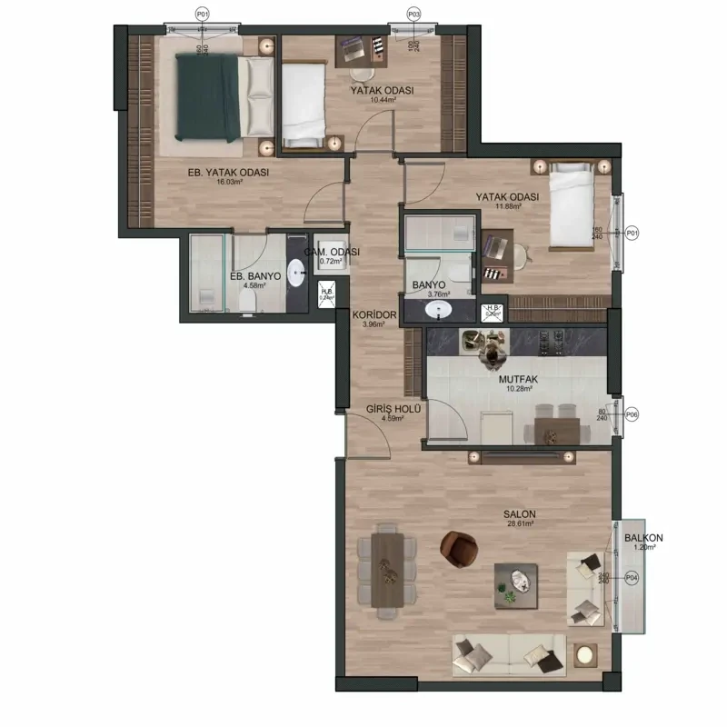 Metro 24 floor plans - 2