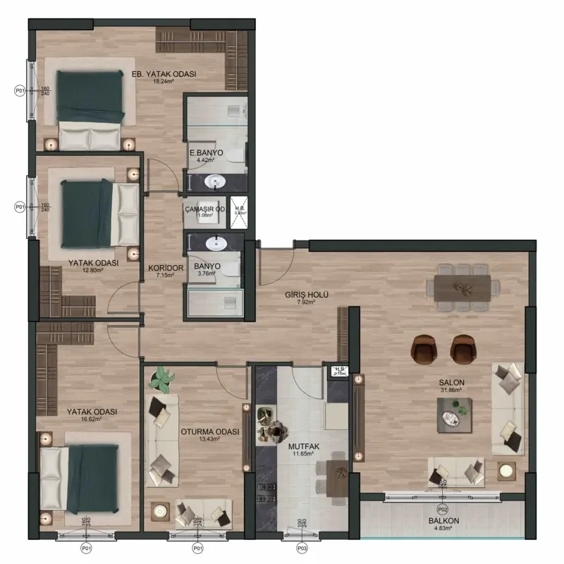 Metro 24 floor plans - 3