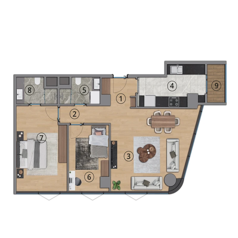 Meydan Kadıköy floor plans - 2