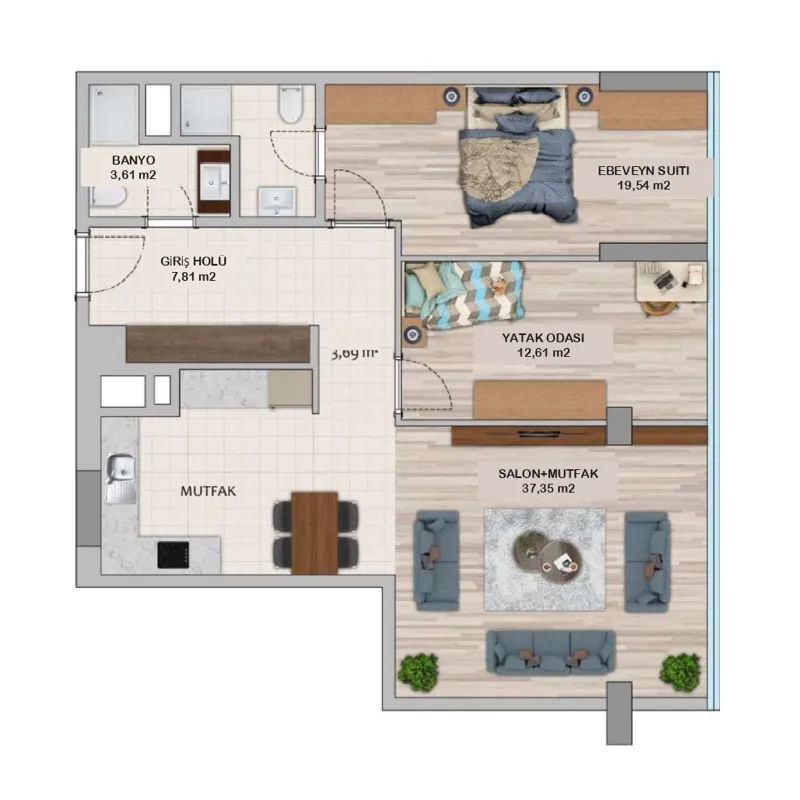 Narlı Bahçe Evleri floor plans - 1