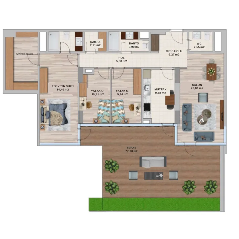 Narlı Bahçe Evleri floor plans - 2