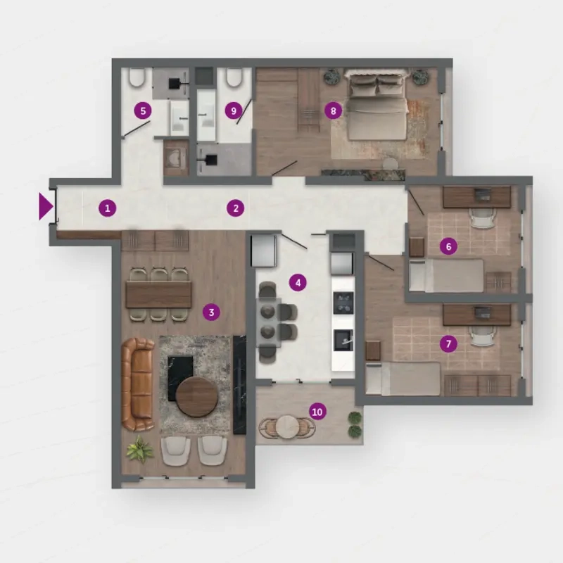 Natura Ferce floor plans - 2