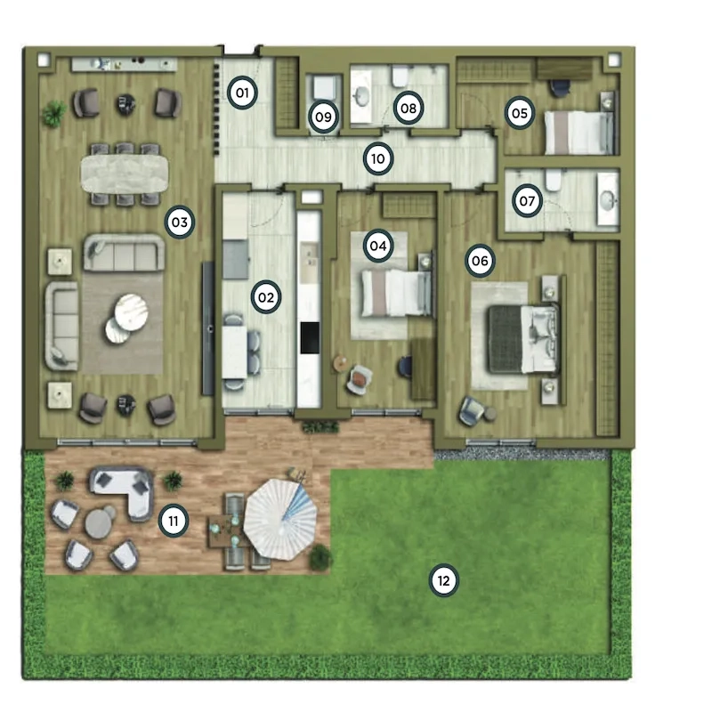 Özak Duyu Göktürk floor plans - 3