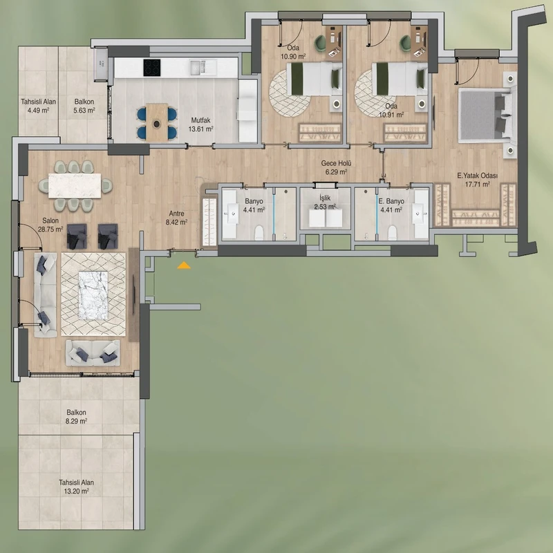 Peron İstanbul floor plans - 2