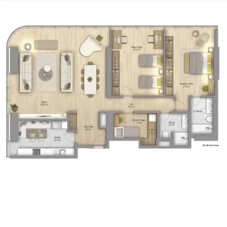 Queen Bomonti floor plans - 1