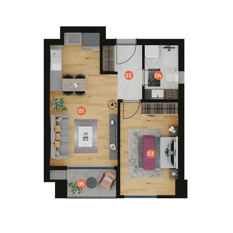 Rams City Haliç floor plans - 1