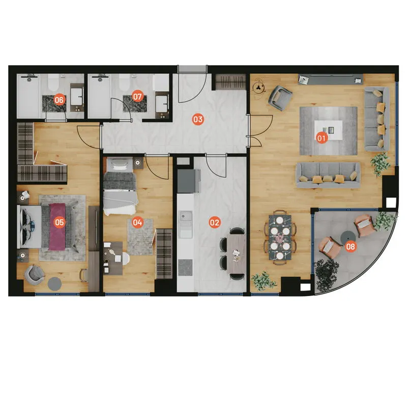 Rams City Haliç floor plans - 2