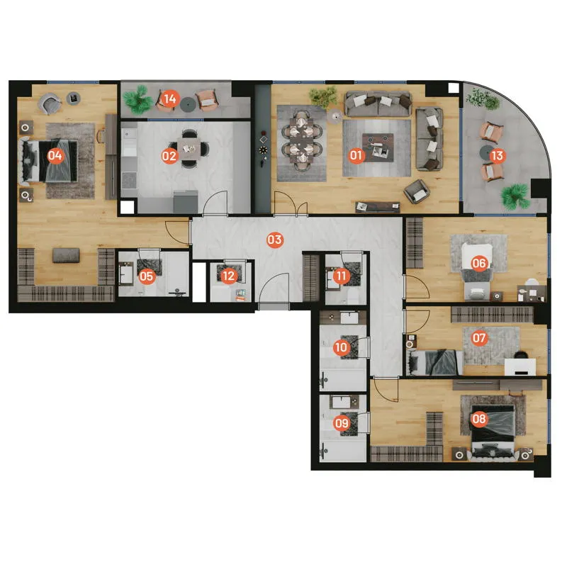 Rams City Haliç floor plans - 4