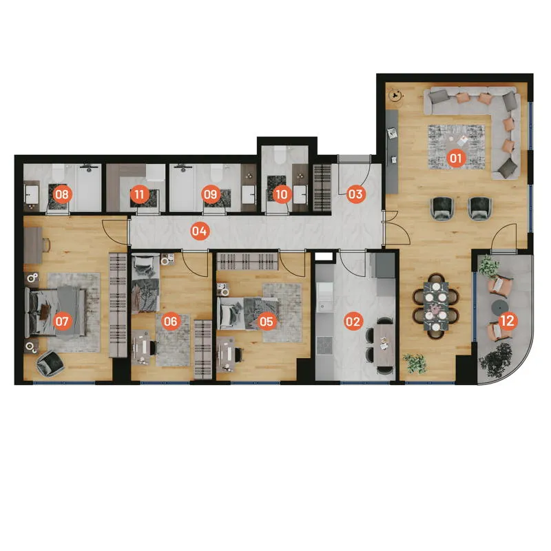 Rams City Haliç floor plans - 7