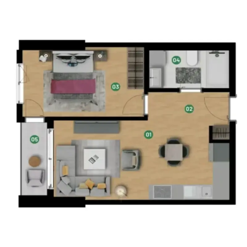 Rams Park House Maslak floor plans - 1