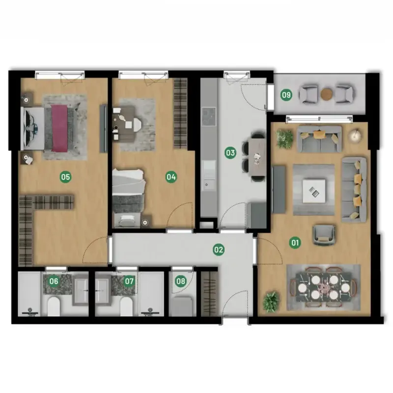 Rams Park House Maslak floor plans - 2
