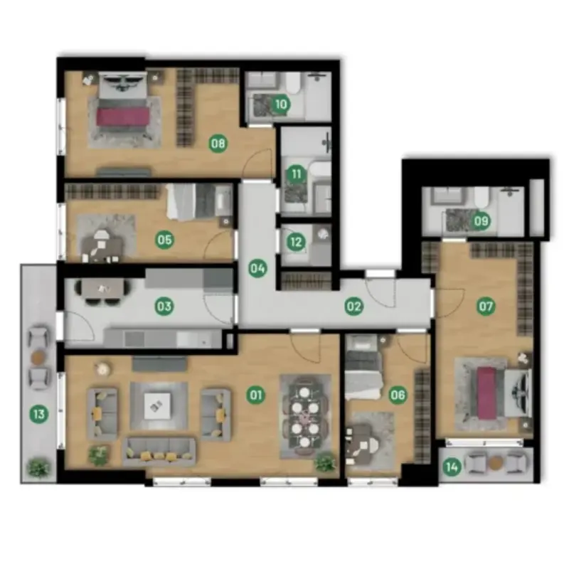 Rams Park House Maslak floor plans - 4