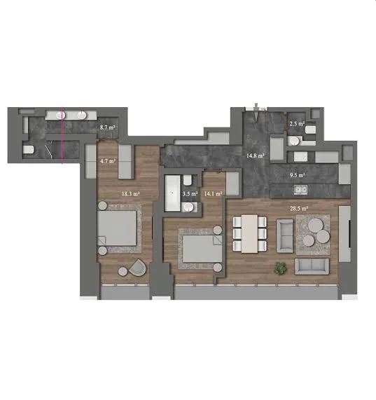 The Ritz-Carlton Residences, Istanbul floor plans - 3