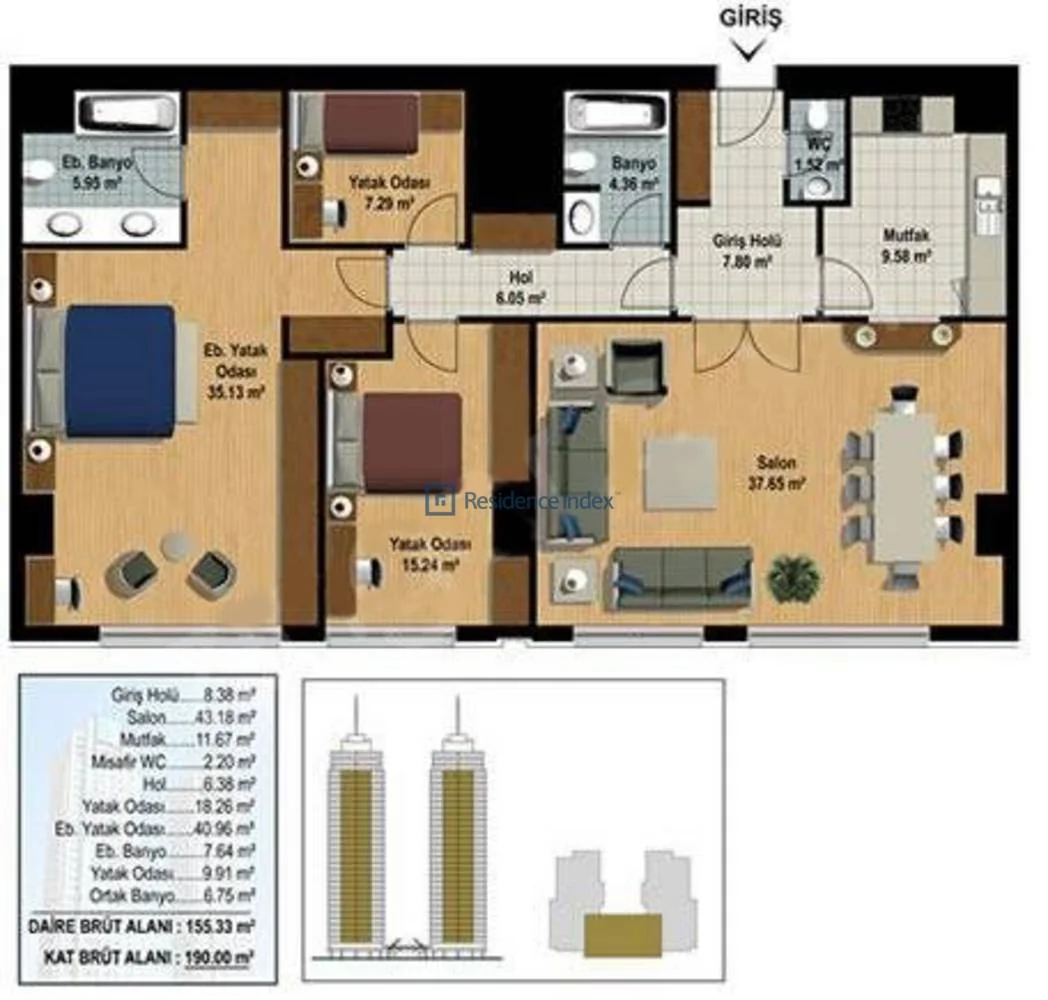 Selenium Twins floor plans - 2